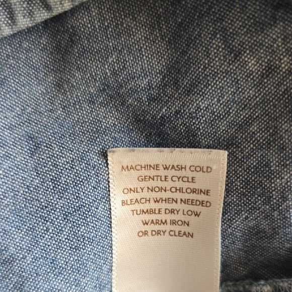 Women’s J.Jill Denim Button-Down Shirt – Size XL - Picture 10 of 10